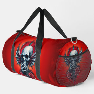 Sac De Sport Impressionnant crâne réaliste avec ailes