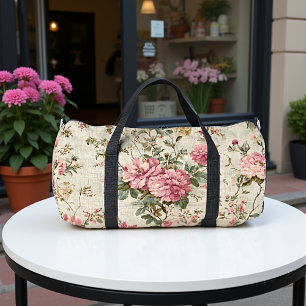 Sac De Sport Imprimé de pivoine shabby chic