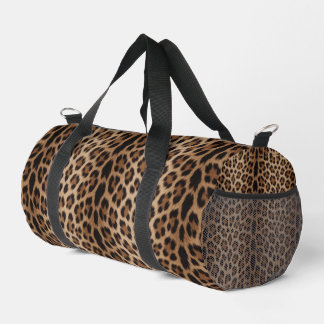 Sac De Sport 🐆 Imprimé Léopard Classique Style de Mode Luxueux