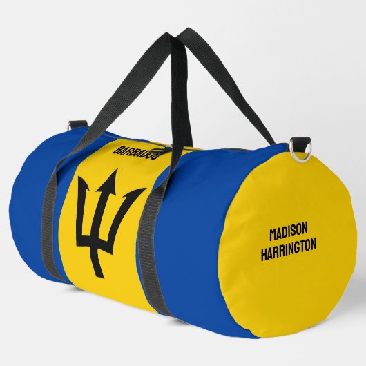 Sac De Sport Indicateur Barbade de nom personnalisé (Coin gauche)