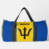 Sac De Sport Indicateur Barbade de nom personnalisé (Recto)