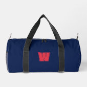 Sac De Sport Initiale monogramme bleu marine (Verso)