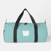 Sac De Sport Initiale monogramme moderne bleu et blanc (Verso)