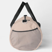Sac De Sport Initiales en monogramme beige nom moderne (Droite)