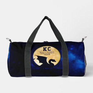 Sac De Sport Initiales minimalistes du dragon de minuit Retour 