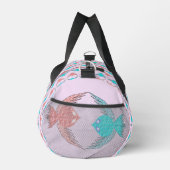 Sac De Sport Inséparables roses et bleus mignons (Droite)