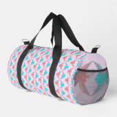 Sac De Sport Inséparables roses et bleus mignons (Coin droit)