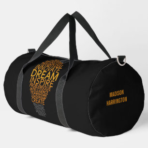 Sac De Sport Inspiration Light Bulle nom personnalisé