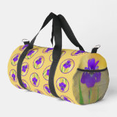 Sac De Sport Iris Peinture Iris À Led Violet Art Fleur Original (Coin droit)