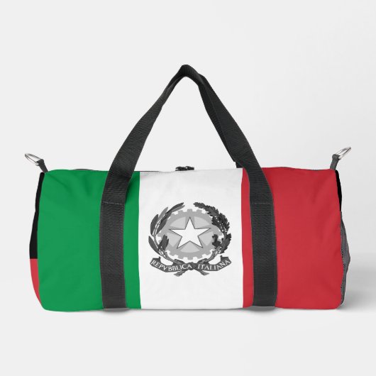 Sac De Sport Italie duffé, drapeau italien fitness / sports (Recto)