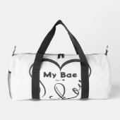Sac De Sport J'adore mon chéri • Tu = ♥ (Verso)