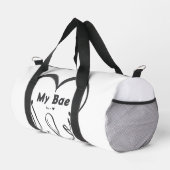 Sac De Sport J'adore mon chéri • Tu = ♥ (Coin droit)