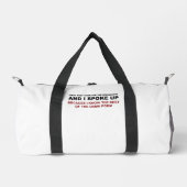 Sac De Sport J'ai pris la parole (Recto)