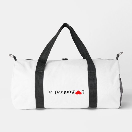 Sac De Sport J'aime l'Australie (Recto)