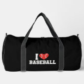 Sac De Sport J'aime le baseball (Recto)