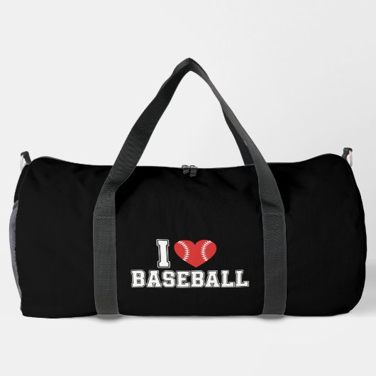 Sac De Sport J'aime le baseball (Verso)