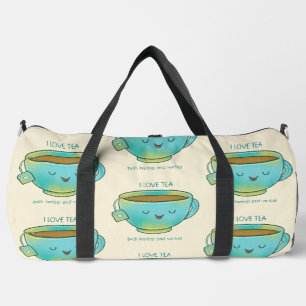Sac De Sport J'aime le thé à la fois à base de plantes et verba