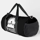 Sac De Sport J'aime l'odeur de sciure du matin (Coin droit)