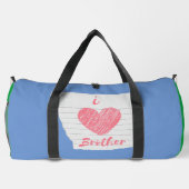 Sac De Sport j'aime mon frère (Verso)