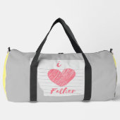 Sac De Sport j'aime mon père (Recto)