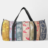 Sac De Sport Jane Austen Books + Quote (gray) (Recto)