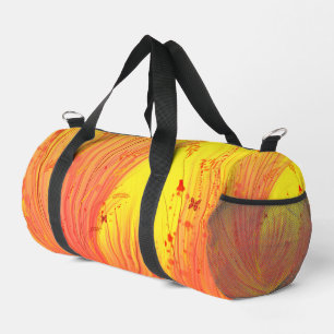 Sac De Sport Jardin enchanté Abstrait jaune orange