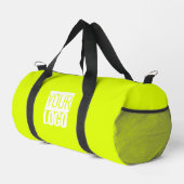 Sac De Sport jaune fluorescent - ajoutez votre logo (Coin droit)