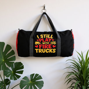 Sac De Sport Je joue encore avec des camions de pompiers