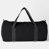 Sac De Sport Jet noir couleur solide (Recto)