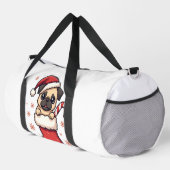 Sac De Sport Joie de Santa Pug (Coin droit)