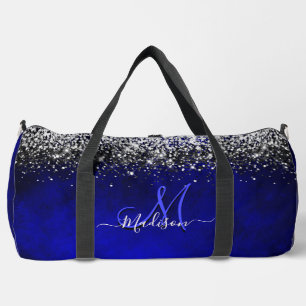 Sac De Sport Joli bleu royal argent faux parties scintillant mo