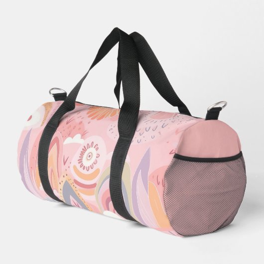 Sac De Sport Joli Motif rose (Coin droit)