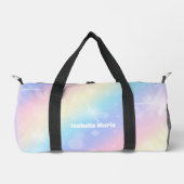 Sac De Sport Joli Pastel Rainbow Sparkle Personnalisé (Recto)