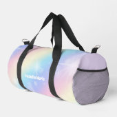 Sac De Sport Joli Pastel Rainbow Sparkle Personnalisé (Coin droit)