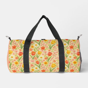 Sac De Sport Jolies fleurs de Pâques/printemps à motifs