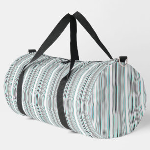 Sac De Sport Jolies rayures grises aqua