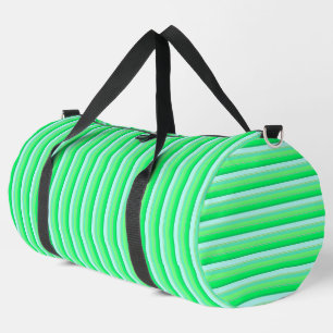 Sac De Sport Jolies rayures vert aqua