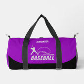 Sac De Sport Joueur de baseball, Cadeau d'anniversaire, Équipe  (Recto)