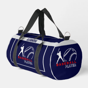 Sac De Sport Joueur de baseball, équipe, cadeau d'anniversaire