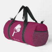 Sac De Sport Joueurs Personnalisés De Pickleball Script De Swag (Coin droit)