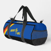 Sac De Sport Joueuse de basket, Anniversaire, drapeau allemand (Coin droit)