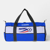 Sac De Sport Joueuse de football, Anniversaire, France Drapeau (Recto)
