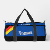 Sac De Sport Joueuse de football, Cadeau d'anniversaire, drapea (Recto)