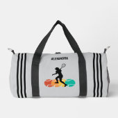 Sac De Sport Joueuse de tennis, Cadeau d'anniversaire, équipe (Recto)