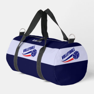 Sac De Sport Joueuse de volleyball, Anniversaire, France Drapea