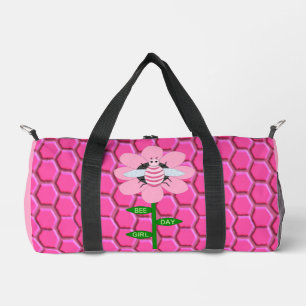 Sac De Sport Joyeuse Bee Day Girl rose Anniversaire Bumblebee
