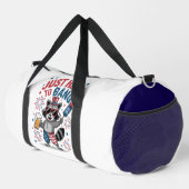Sac De Sport Just Here to Bang" - Patriotic Raccoon (Coin droit)