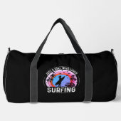 Sac De Sport Juste une fille qui aime surfer (Recto)