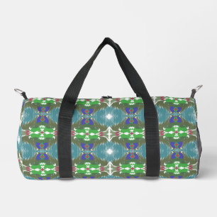 Sac De Sport Kaléidoscope de la marée émeraude