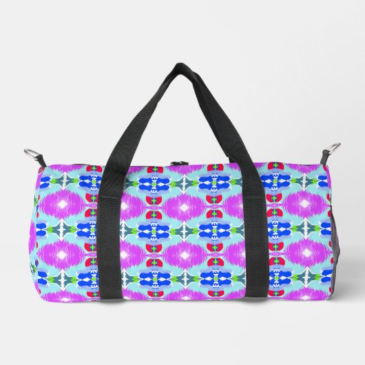 Sac De Sport Kaleidoscope Fleur d'Azur (Recto)